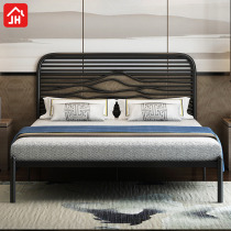 Eurostyle modern minimalist princess iron art bed iron frame steel frame double single adult children 1 2 1 1 5 1 8 m