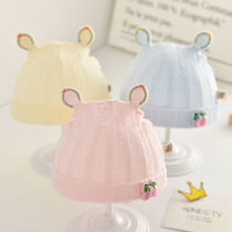 Baby hat Spring autumn season infant baby spring pure cotton newborn baby cap newborn baby 0-3 months 2 protective halogen door cap