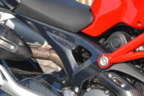 Japan MagicalRacing carbon fiber subframe trim cover DUCATI Ducati 696 795 796