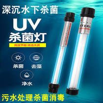 Factory sewage treatment UV lamp Underwater ultraviolet sterilization lamp Waterproof lamp Algae removal fish pond water purification sterilization lamp