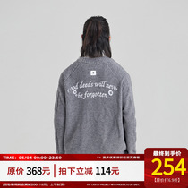 PCLP zipped knitted sweater V collar loose casual cardiovert jacket