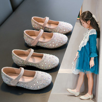 UK next sara girl princess shoes 2021 summer new crystal shoes children show rhinestone shoes
