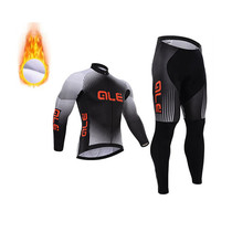 2015 gray GLE cycling clothing winter cycling clothing spinning clothing long suit bib cycling pants fleece