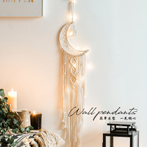 Nordic style ins hand-woven living room bedside tapestry Bohemia pendant homestay model room wall decoration shooting