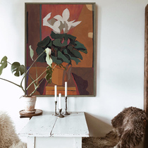 Jellypaint original hand-painted) large French classical pure hand-painted oil painting corridor art custom-made murals