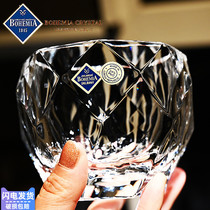 Czech Imports BOHEMIA Crystal Glass Whisky Wine Glass White Landy Beer Foreign Wine Cups Home Bar