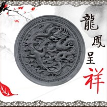 Ancient building antique brick carving Chinese hollow fan-shaped round square floor tile line corner flower screen wall silicone mold customization