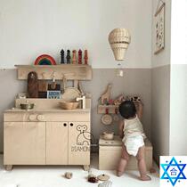 INS hand-woven hot air balloon childrens room decoration