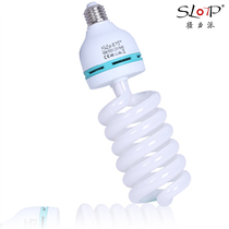 Perpetre Power 150W three-base color E27 screw photography flexible light box 5500K color temperature bulb