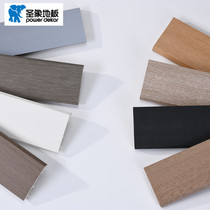 Elephant floor stores with the same U9 series wood-plastic skirting line composite wood floor foot line 25 meters for sale