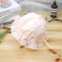 Baby hat spring and summer thin newborn baby cap 0-3-6 months male and female baby sun hat 9 sun hat