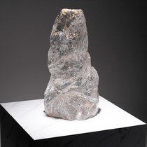 New Chinese ornaments Alpine transparent resin hotel model room living room office Villa soft Tea House hemp noodles