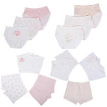 Rabbi Childrens Clothing LPGAZ12908 Rabbi Men and Women Triangle Four Corners 3-Trip Baby Boxer Panties