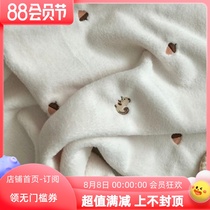 Special prices embroidered small cherry plush casual blanket baby soft warm blanket
