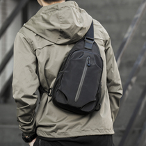 Chest bag trendy men ins super fire one-shoulder messenger bag tide brand backpack street trend small bag hip-hop postman small shoulder bag