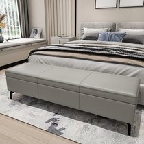 New Chinese containing stool Home Indoor Bed Tailstool Simple Multifunction Storage Compartment Rectangular Bedroom Couch Stools