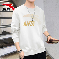 Anpedal Sportswear Mens Clothing 2022 Summer Official Web New Round Neckline Hooded Jersey Bottom Loose Long Sleeve T-Shirt Man