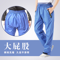 Rain pants waterproof men and women riding wear-resistant thick rainstorm motorcycle single half body single buy seamless thin takeaway