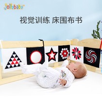 jollybaby Crib Cover Book Stereo Bite Tear-resistant Rattled Paper Baby Bed Protective Toy