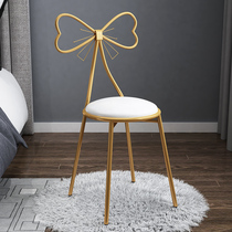Xiule net celebrity ins makeup chair dresser stool bedroom household modern simple bow chair nail chair