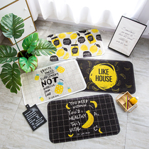 Nordic ground mat minimalist gate Entrance Doormat Dust Resistant Mats Home Silk Ring Ground Mat Doormat Floor Mat Anti Slip