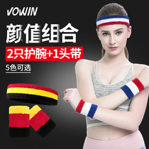 Sports wristband female fashion fitness headband mens basketball volleyball running sweat sweat sweating towel sprain wrist hair band