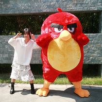 Net red inflatable giant panda cartoon doll costume trembles with walking Angry Birds clothes Red Birds