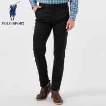 Polo Sport casual pants in autumn new pure color fashion trend loose straight tube breathable wear - resistant mens pants