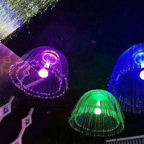 Illusion starry sky art net red Museum custom LED chandelier manufacturer one-stop service activity scenic spot jellyfish lamp