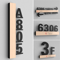 Hotel room Number of signs Floor signs doorplates Digital number plates Custom building Road room directions Signs Guide Signs Hotel Room Room Number Identification Cards Vertical plate Acrylic Signage Sticker