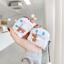 Laurel dog AirPods pro protective cover Apple 1 2 3rd generation wireless headset cover Silicone soft shell creative application