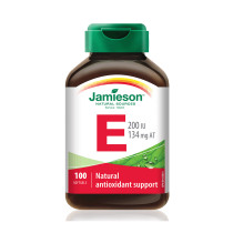 Canadian Jamieson imported health vitamin E Soft capsule 100 natural edible malt oil