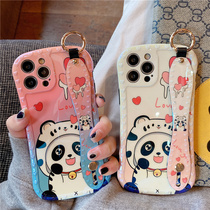 lizzardhill wristband cute couple apply Apple 13promax mobile phone shell new iphone11 female 12pro silicone iphox xr