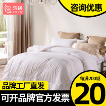 Lechlea Home Textiles LOVO Bed Bedding Elegant Jacquard Antibacterial Silk Spring Autumn Quilted By Winter Quilted Quilt Core