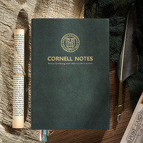 Cornell 5r Memory Act High Efficiency Learning Notes Act Notebook Crossline Classroom Error Correction Ben Error Ben Soft Leather Notepad College Student Reading Examination for a flat stall a5 Thickened Diary