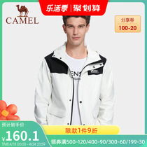 Camel outdoor submachine clothing mens spring thin wind-proof waterproof and breathable boomer deck jacket jacket