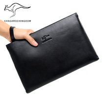 Envelope men envelope handbag leather large capacity handbag male bullshire handbag for male bag business 2022 new style