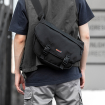 The new Korean version of the oblique shoulder bag messenger postman can exercise single-shoulder oblique backpack multi-functional riding bag