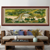 Cross stitch 2021 New thread embroidery living room Qingming Shanghe figure 2 meters 3 meters 6 meters 22 meters panoramic painting yourself full embroidery