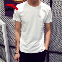 Anta short-sleeved T-shirt mens 2021 new summer official flagship white quick-drying shirt T-shirt sports half sleeve