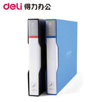Del Bo folder 5354 5355 invoice folder Financial Office information storage folder small folder Black Blue