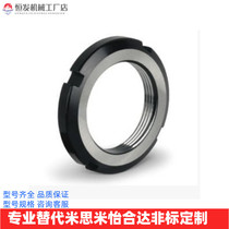 Anti-loose round nut precision locking screw cap for bearings with round nuts replaces JLN10-100