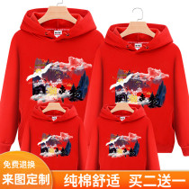 Parent-Child clothing autumn and winter clothing 2021 New Tide family clothing a family of three four women women foreign style coat