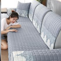Dismantling and washing non-slip single non-slip cover fixed fabric sofa gloves thickened cover single cover small Jia