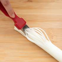 Japanese multifunctional vegetable cutting artifact scallion knife cutting machine shallow size onion knife creative kitchen tool