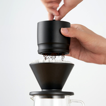 Cafde KONA powder receiver ek43 hand punch 58mm Italian coffee handle evenly drop powder Cup