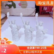 (Mini Statue of Liberty) BJD3 points 4-4 6 Sub-great Uncle 12 Sub-clog ob11 ova with a va-house swing prop