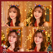 Christmas elk hair hoop female headgear adult gift atmosphere jewelry Mori Super fairy hairclip out kindergarten