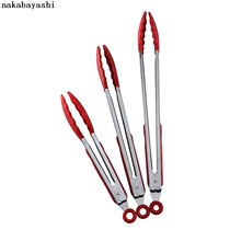 Clip food clip steak clip Kitchen Bread silicone pasta clip food barbecue anti-hot clip clip stainless steel