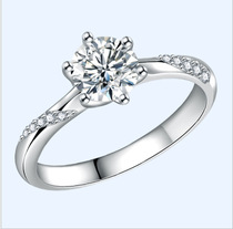 13001624 Mozan Diamond psychic female ring American imported Mosan explosion model startled direct supply